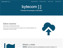 Tablet Screenshot of bytecom.net