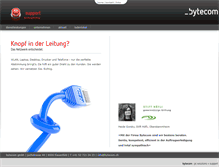 Tablet Screenshot of bytecom.ch
